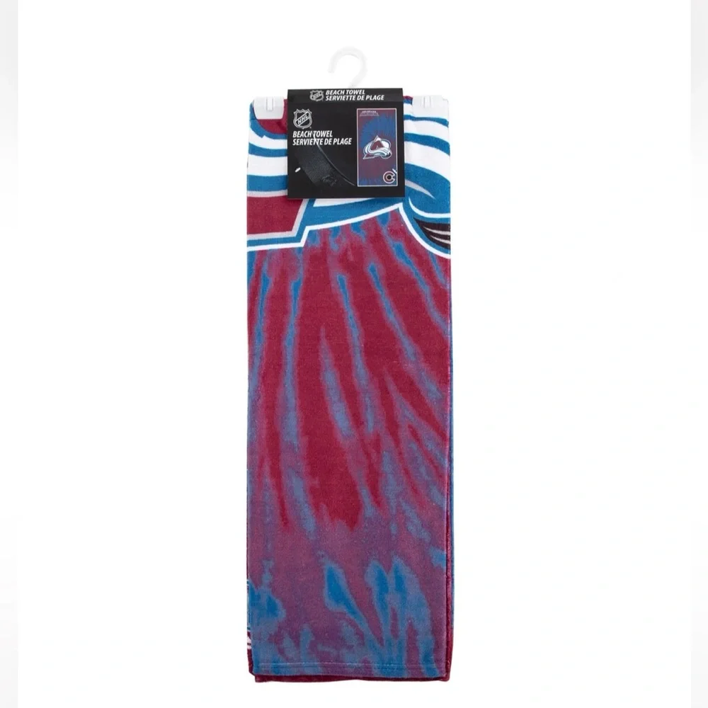 NWT Colorado Avalanche NHL Beach Towel by Northwest - 30x60 Inches